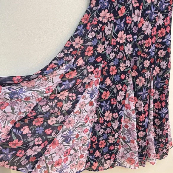 Anthropologie 12 Hutch Belinna Sleeveless V-Neck Godet A-Line Maxi Dress - Picture 8 of 13